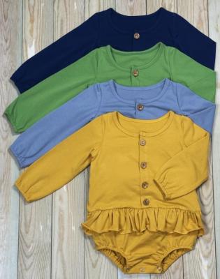 China Quick drying 2022 children's autumn one-piece long-sleeved exquisite style for sale