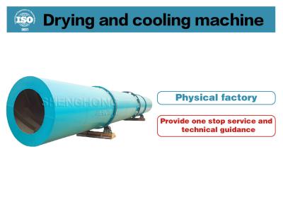 China 2-5 inclinação e temperatura de 50-600°C Secador rotativo de tambor concebido com aço carbono / aço inoxidável à venda