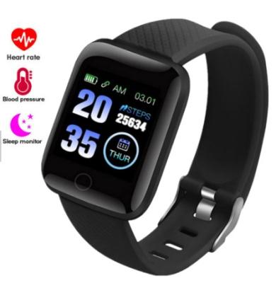 China High Quality Smart Watch Touch Screen Fitness Tracker Smartwatch 116 Plus Band Sports Smart Watch for sale