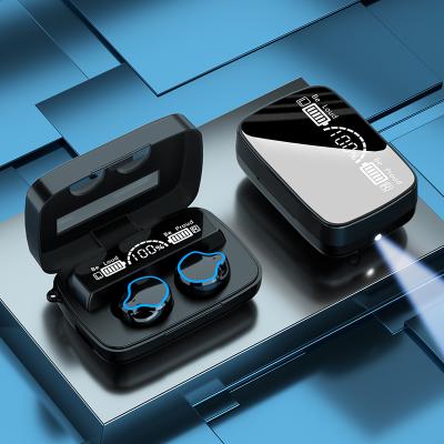 China 2021 New M9 Tws 5.1 In-ear Earphone Black Waterproof Wireless 2021 Earbuds Tws With Charging Case for sale