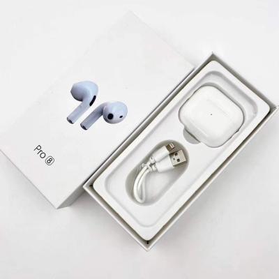 China 8 hands new In-ear tws 2021 pro earphone mini earbuds wireless headphones air free tws pro8 wireless earphone for sale