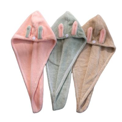 China QUICK DRY Custom Microfiber Cloth Hair Wrap Quick Drying Towel for sale