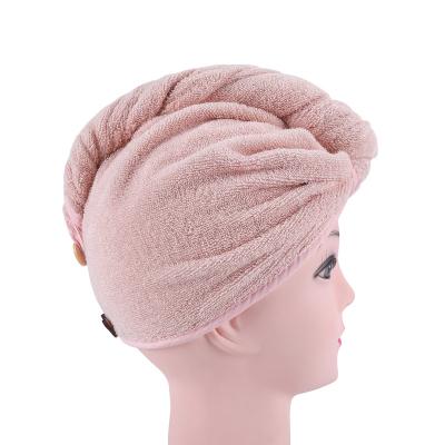 China High Quality QUICK DRY Hair Wrap Towel Cotton Hair Towels Drying Hair Towel Quick Cotton for sale