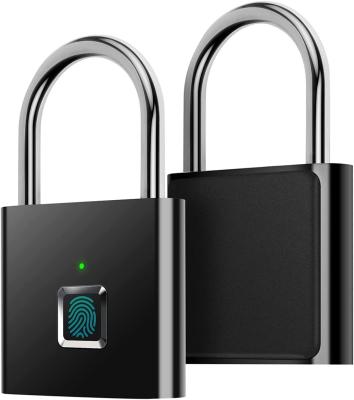 China Biometric Smart Fingerprint Padlock USB Charging For Gym School zu verkaufen