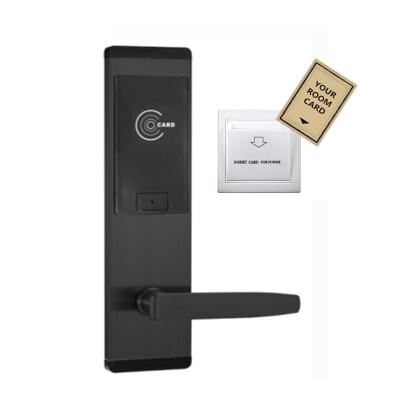 China Keyless Entry Hotel Key Card Electronic Smart Door Locks with Free Management Software for sale