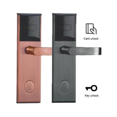 China OEM/ ODM Cerradura Smart RFID Key Card Door Locks for Hotel Motel Apartment for sale