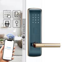 China Alkaline Battery Apartment Smart Door Lock 72mm Keyless Entry Door Lock for sale