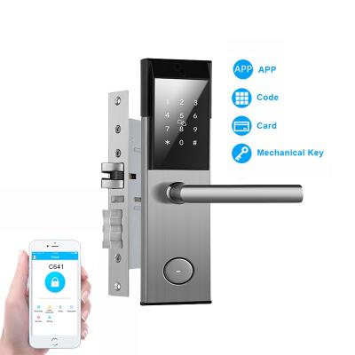 Cina Serratura di porta Keyless delle serrature di porta di parola d'ordine dell'appartamento 71mm 4Pcs aa Digital in vendita