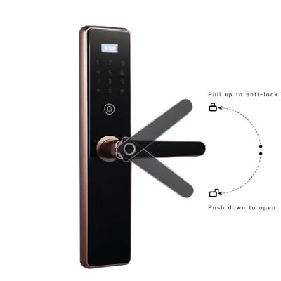 China Intelligent 30mm Smart Fingerprint Door Lock Keyless Biometric FCC for sale