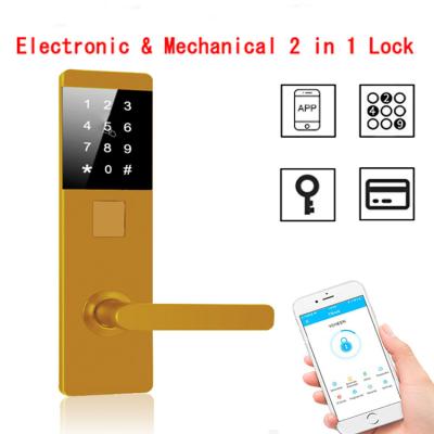 中国 4 Unlocking Ways Password App Keyless Digital Door Lock for Apartment Home Office 販売のため