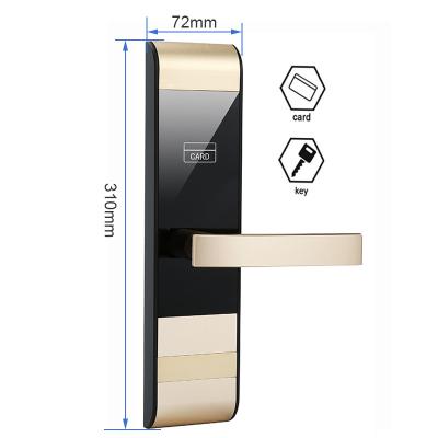 China Gold RFID Intelligent Door Lock Mortise Smart Code Lock for sale