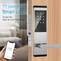 China Three Colors Optional Password Apartment Smart Door Lock with TTlock App for sale