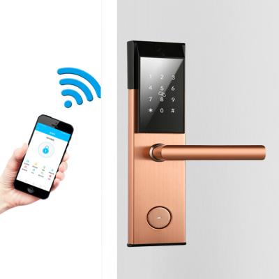 China El App de la alta seguridad 4x AA controló la cerradura de puerta elegante del hogar de las cerraduras de puerta 6V en venta