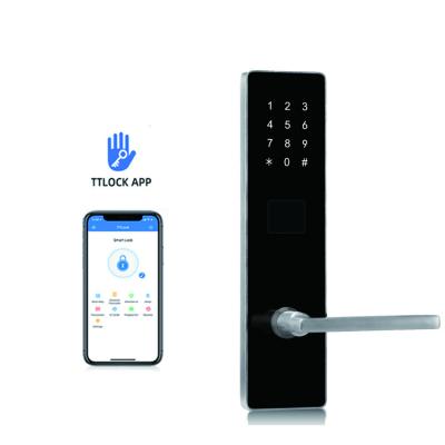 China DC 6V Smart Entry Door Locks Intelligent Smart App Lock With Handle for sale