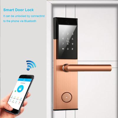 China Elektronische alkalische Batterien WiFi-App-Sus304 Wifi Front Door Lock Smart Home zu verkaufen