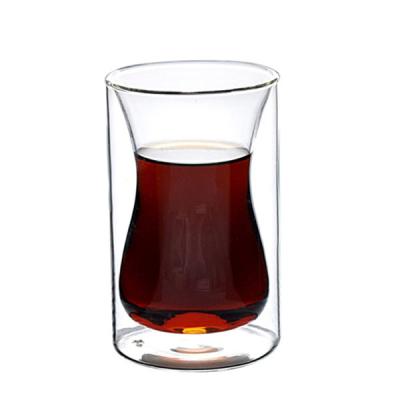 China Handmade Coffee Borosilicate Best Selling Coffee/Tea Glass Double Walled Espresso for sale