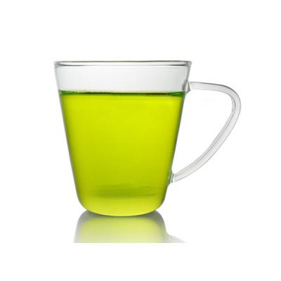 China Cheap handmade pyrex heat resistant glass mug, double wall glass mug, custom glass mug for sale