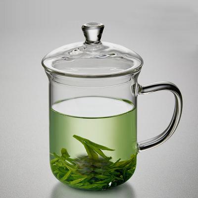 China Viable clear high quality hand made glass coffee mugs wholesale for sale