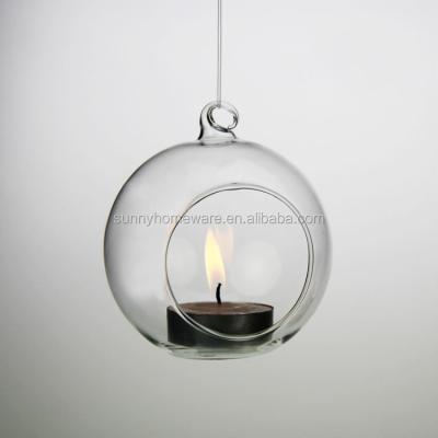 China Candle Holder Candlestick Heat Resistant Glass Glass for sale