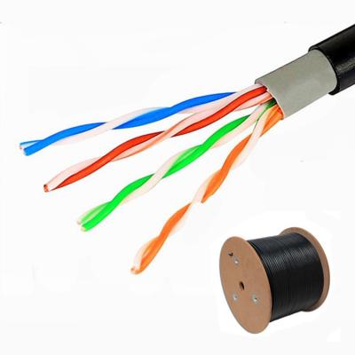 China Lan Cable 300M Outdoor UTP CAT5 Network Cable Engineering Monitoring POE Test Telecom Factory Wholesales CAT5 Direct Network Cable for sale