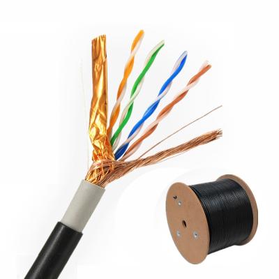 China Telecom Communication OEM Customized CAT5E Network Cable CAT5 Outdoor Copper Cable SFTP CAT5E Waterproof High-Speed ​​Network Cable For Outdoor for sale