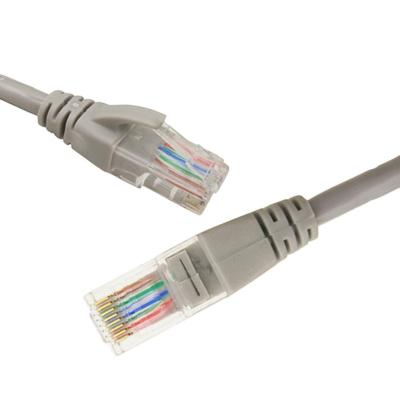 China Custom Copper Finished Utp Network Fiber Jumper Cable Cat5 Jumper Cat 5E from telecom factory for sale