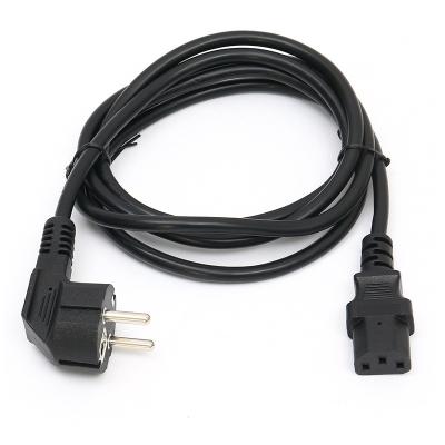 China Home Appliance Customized EU Power Extension Cords Power Plug Cable Power Cord For Home Appliances for sale