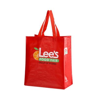 China Supermarket Shopping Bag Recyclable High Quality PP Woven Shopping Tote Bag for sale