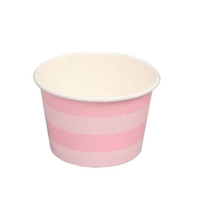 China High Quality Custom Suppliers 130ml Disposable Ice Cream Paper Cup Disposable, Ice Cream Bowl for sale