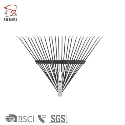 China RK24-101 24 Tooth Popular Product Spring Steel Grass Rake Garden Tool for sale