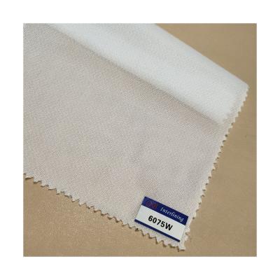 China Professional Hot Sale Fusible 6075 Low Price Woven Interlining For Comforters For Sale for sale