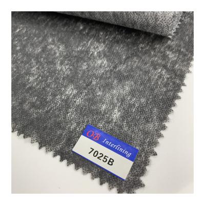 China 2020 Fusible high quality nonwoven interlining embroidery interlining nonwoven fabric interlining polyester for sale