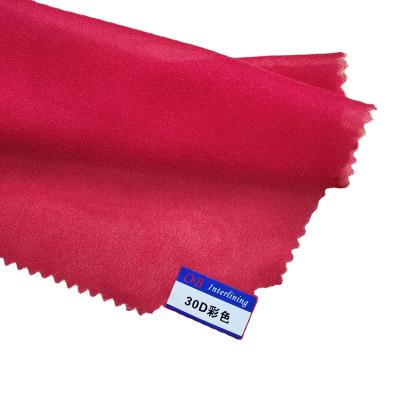 China Double Woven Fusible Dot Pa /Pes Fusible Interlining Accessory For Interlining Garment Fabric Interlining for sale