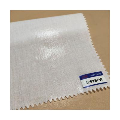 China Fusible Custom Woven Fabric Tie Interlining Fusible Interlining Garment for sale