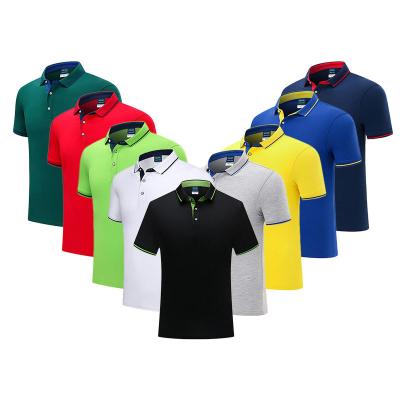 China Custom Brand 230gsm Polo Short Sleeve Mens Breathable Golf T-Shirt Polo Shirts for sale