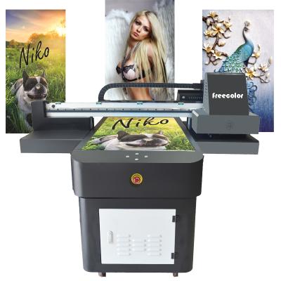 China Hotels FC-UV6090 Flabed Freecolor Factory Price UV Printer 60x90cm Size For Wood/Acrylic/Glass/Plexiglass Printing for sale