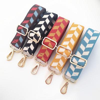 China Wholesale Replacement Daily Life Accessories 3.8cm Woven Handbag Belt Shoulder Fashionable Cross - Body Bag Strap Strap Adjuster for sale