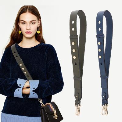 China Daily Life Leather Strap Handbag Accessories Spare Wide Shoulder Bag Straps Women Design Cross - Body Bag Strap Belt for sale