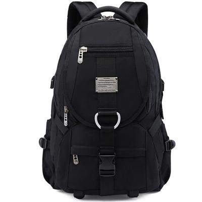 China With OEM Vintage Backpack USB Private Label 17inch Low MOQ Waterproof Nylon Laptop Bag for sale