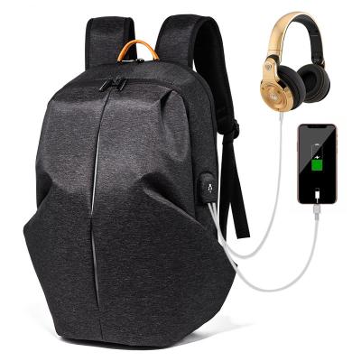 China With Wholesale Fashion Waterproof USB Charger Smart Fashion Men's Backpack Waterproof USB Charger Backpack With Logo for sale