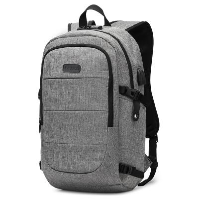 China Fashion Waterproof Polyester Fabric Men USB Charging School Anti Theft Backpack With Code Lock for sale