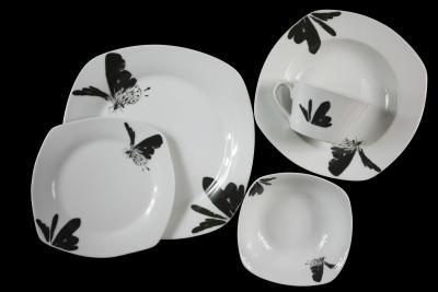 China china cheap price 30piece decal ceramic dinnerware sets from GUANGXI manufacturer &factory for sale