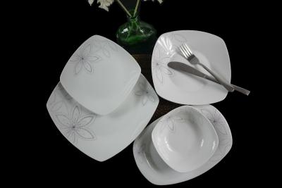 China china cheap price 20piece decal ceramic dinnerware sets from GUANGXI manufacturer &factory for sale