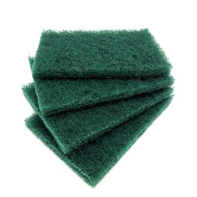 China Used in metal wood industry scouring pad polishing wholesale industrial abrasive nylon polished green scouring pad for polishing and grinding for sale