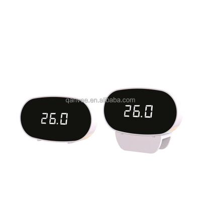 China Low Price Wifi Connection Digital Aquarium Measurement Qanvee Smart Small Size Thermometer for sale