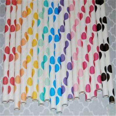 China China Manufacturer Minimalist Diagonal Biodegradable Paper Tea Straws Bubble Drinking Straws for sale