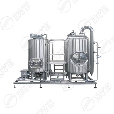 China Hotels TINTE 500 Liter Liquid Mixing Tank Stainless Steel Brew Kettle Amstel Fruit Juice Pasteurization Machine Algae Bioreactor for sale