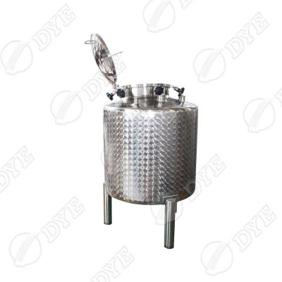 China Brewpub DYE Spirits Storage Tank Alcohol Storage Tank Water Tank With Level Gauge For Sale for sale