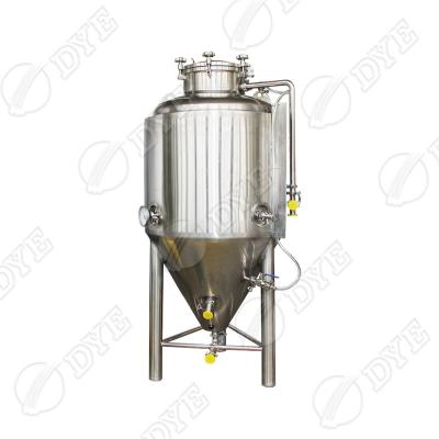 China Hotels DYE Stainless Steel Brewery Equipment Beer Brewing Fermentation Tank 200L 500L 1000L Beer Equipment for sale