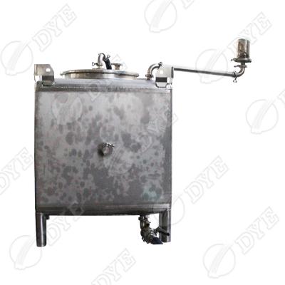 China Square wine storage tank DYE ibc packing tank fermentation tank stainless steel ibc packing tank for sale